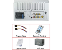 Thumbnail for Side view of 7 inch car stereo unit