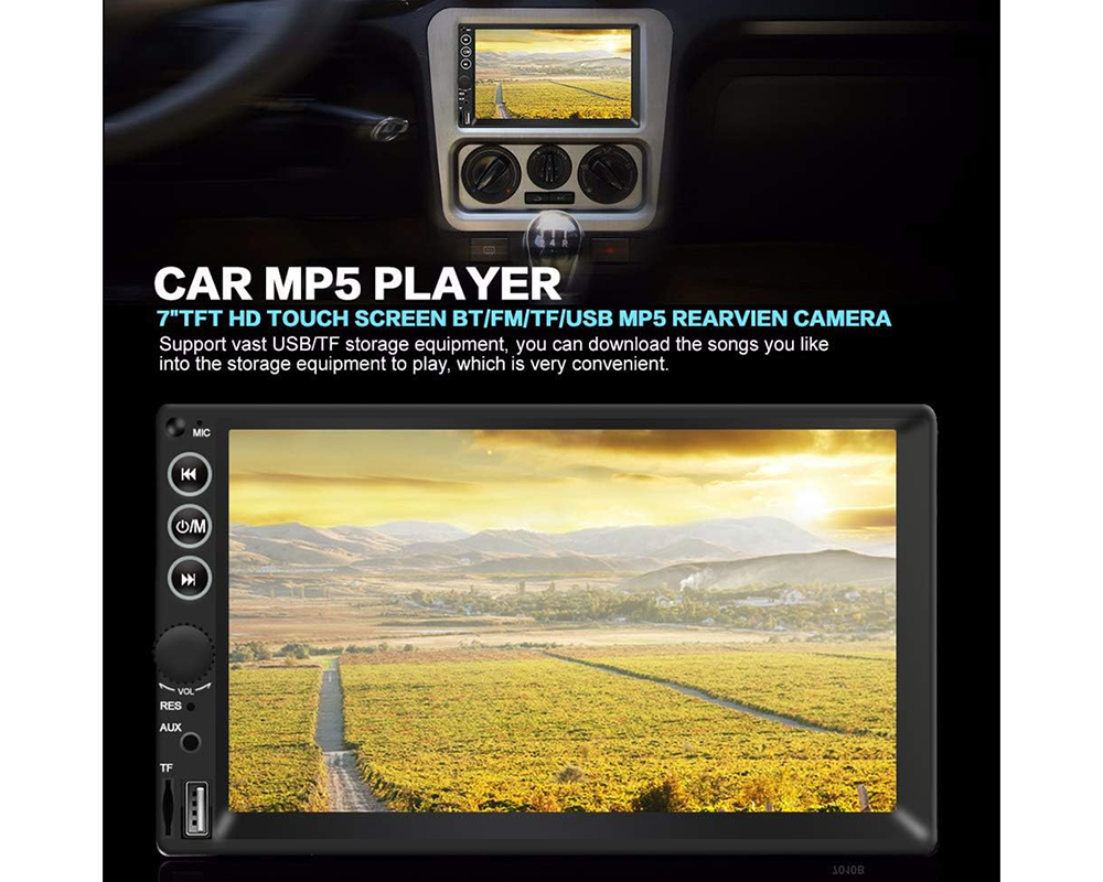Car stereo USB and AUX ports