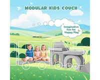 Thumbnail for Modular Kids Play Couch Foam Sofa Set 12pcs