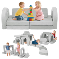 Thumbnail for Modular Kids Play Couch Foam Sofa Set 12pcs