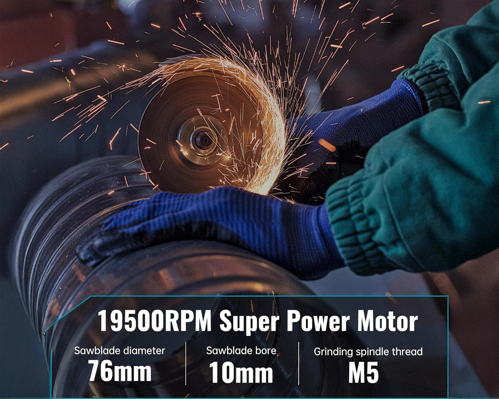 Electric Angle Grinder 12V Battery