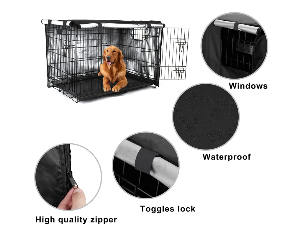 Portable Pet Dog Crate Cover