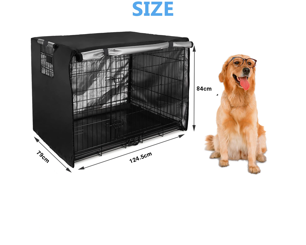 Portable Pet Dog Crate Cover