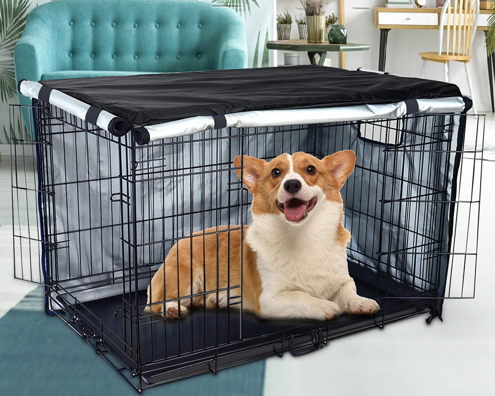 Portable Pet Dog Crate Cover