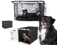 Thumbnail for Dog Crate Cover 48 Inch Waterproof Dog Crate Cover with Zipper Access Panels