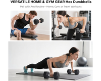 Thumbnail for Dumbbells showing embossed weight markings