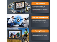 Thumbnail for 1080P Bike Mirror Camera 4.3