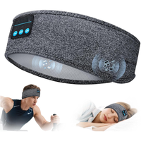 Thumbnail for Bluetooth 5.2 Sleeping Headphones Headband Sports Wireless Earphones Music Sleeping Eye Mask Sleep Earbuds for Side Sleepers Workout Running Cool Unique Gifts