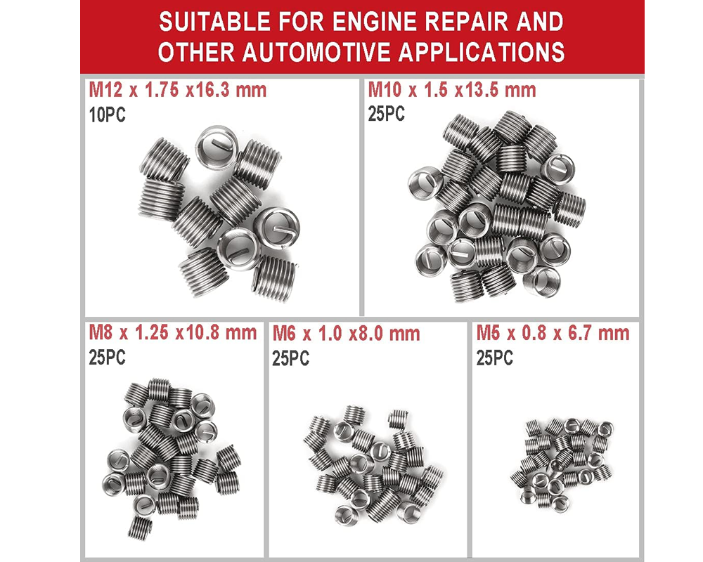 131PCS Thread Repair Kit