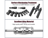 Thumbnail for 12PCS Blind Bearing Slide Hammer Tool Kit