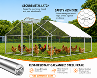 Thumbnail for Outdoor Chicken Coop 8Mx3Mx2M