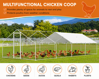 Thumbnail for Outdoor Chicken Coop 8Mx3Mx2M