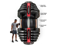 Thumbnail for Adjustable Dumbbells 40Kg 2PCS Set