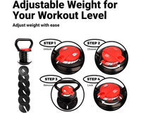 Thumbnail for Adjustable Kettlebell 18kg