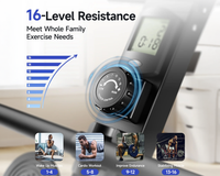 Thumbnail for 16 Levels Rowing Machines Dual Slide Rail