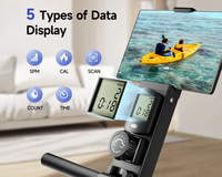 Thumbnail for 16 Levels Rowing Machines Dual Slide Rail