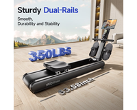 Thumbnail for 16 Levels Rowing Machines Dual Slide Rail