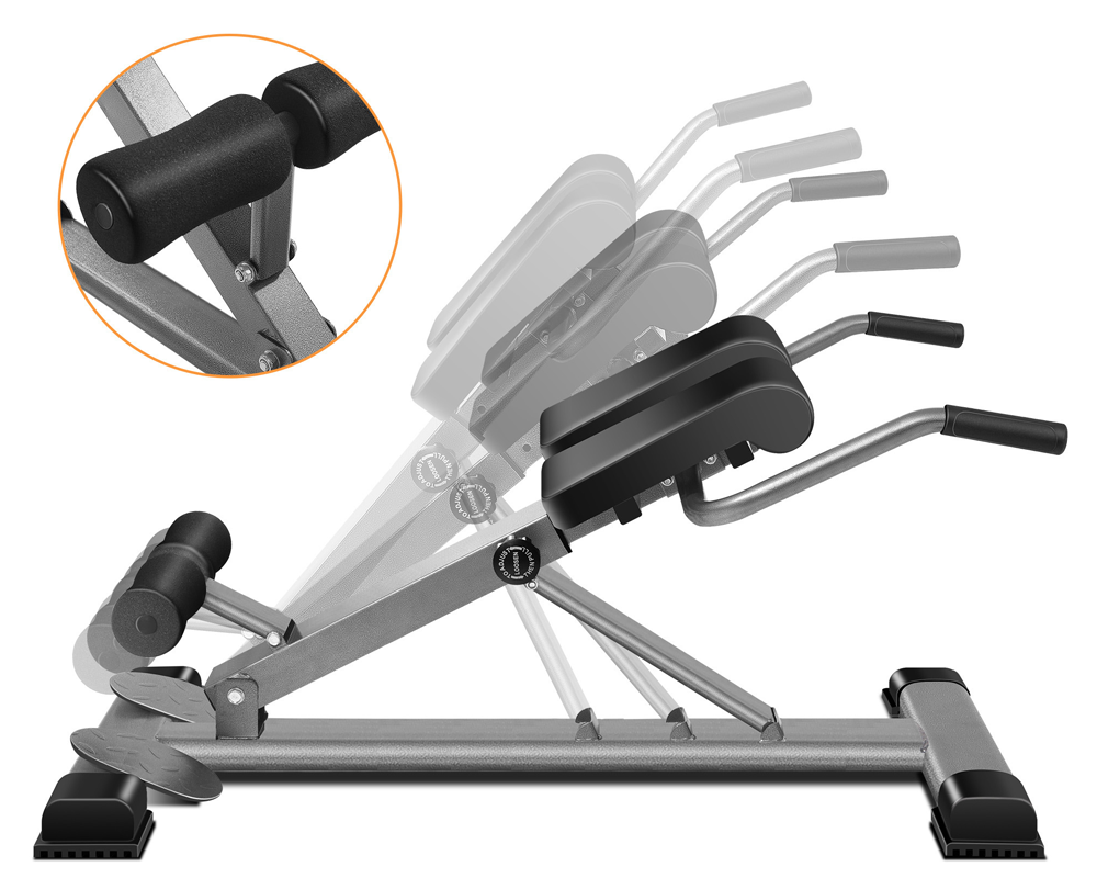 Adjustable Roman Chair Hyperextension Bench