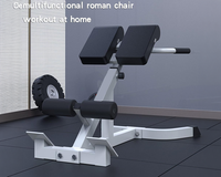 Thumbnail for Roman Chair Adjustable Roman Chair Hyperextension Bench