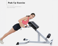 Thumbnail for Roman Chair Adjustable Roman Chair Hyperextension Bench
