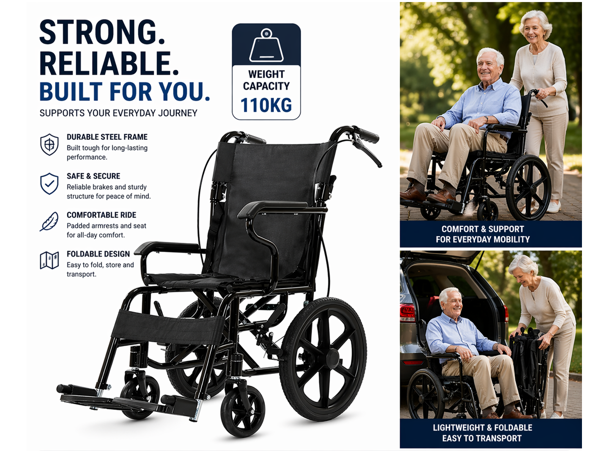 Folding Wheelchair Mobility Chair