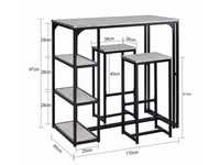 Thumbnail for Bar Table and Bar Stools Set