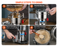 Thumbnail for Electric Grain Mill Grinder Machine