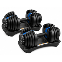 Thumbnail for Adjustable Dumbbells 24Kg Pair