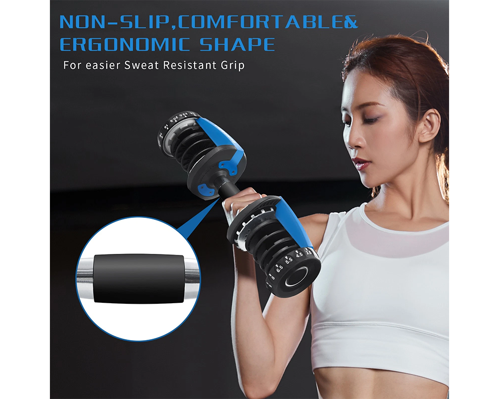Adjustable Dumbbells 24Kg Pair