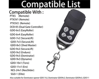Thumbnail for Garador GDO11 v1 GDO-11v1 GDO-11 Ero Garage Door Remote Replacement