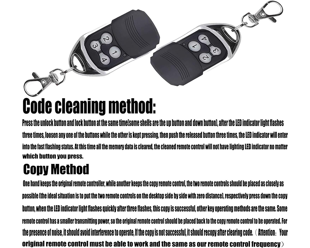 Garador GDO11 v1 GDO-11v1 GDO-11 Ero Garage Door Remote Replacement