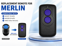 Thumbnail for Merlin M802 Garage Door Remote Replacement