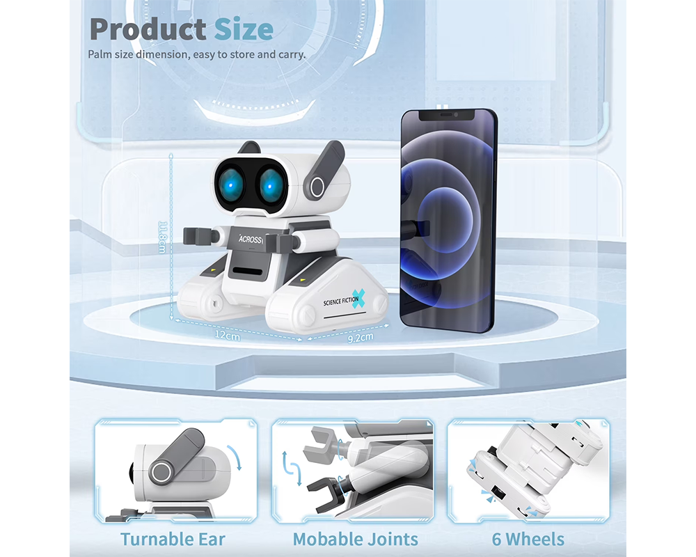 Rechargeable Remote Control Robot Toy with Touch