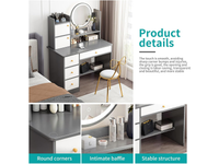 Thumbnail for Dressing Table with LED Mirror