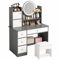 Thumbnail for Dressing Table with LED Mirror