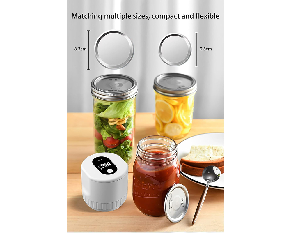 Electric Jar Vacuum Sealing Machine Kit