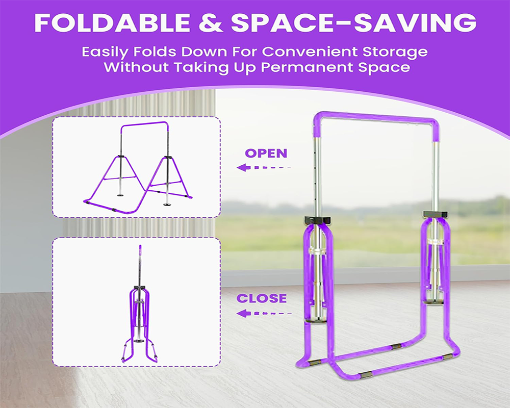 Gymnastics Training Bar Purple