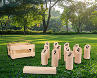 Thumbnail for Wooden Skittle Toss Game Set