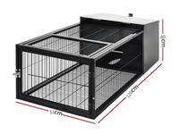 Thumbnail for Rabbit Cage Rabbit Hutch Metal Pet Playpen