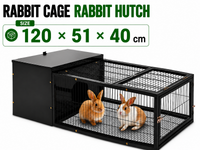 Thumbnail for Rabbit Cage Rabbit Hutch Metal Pet Playpen