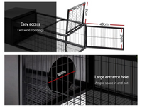 Thumbnail for Rabbit Cage Rabbit Hutch Metal Pet Playpen
