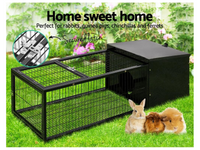 Thumbnail for Rabbit Cage Rabbit Hutch Metal Pet Playpen