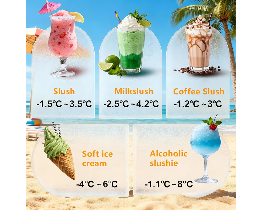 2L Slushie Maker Frozen Smoothies Milkshakes