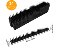 Thumbnail for 10m Bird Spikes Pest Control Fence 24 PCS