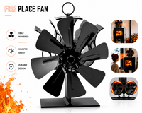Thumbnail for Stove Fan Heat Powered Stove Fan