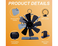 Thumbnail for Stove Fan Heat Powered Stove Fan