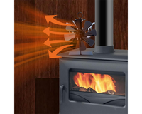Thumbnail for Stove Fan Heat Powered Stove Fan