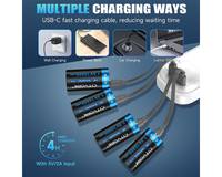 Thumbnail for Rechargeable D Batteries 4 PCS