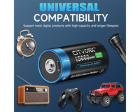 Thumbnail for Rechargeable D Batteries 4 PCS