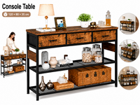 Thumbnail for Console Table with 3 Drawers